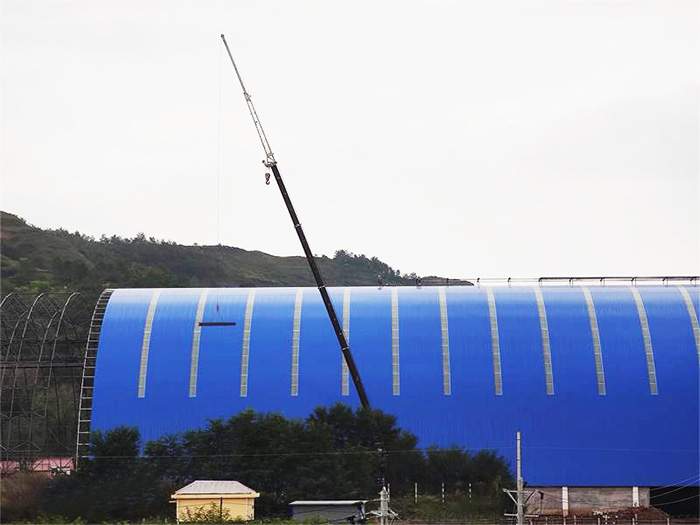 西青煤棚网架工程